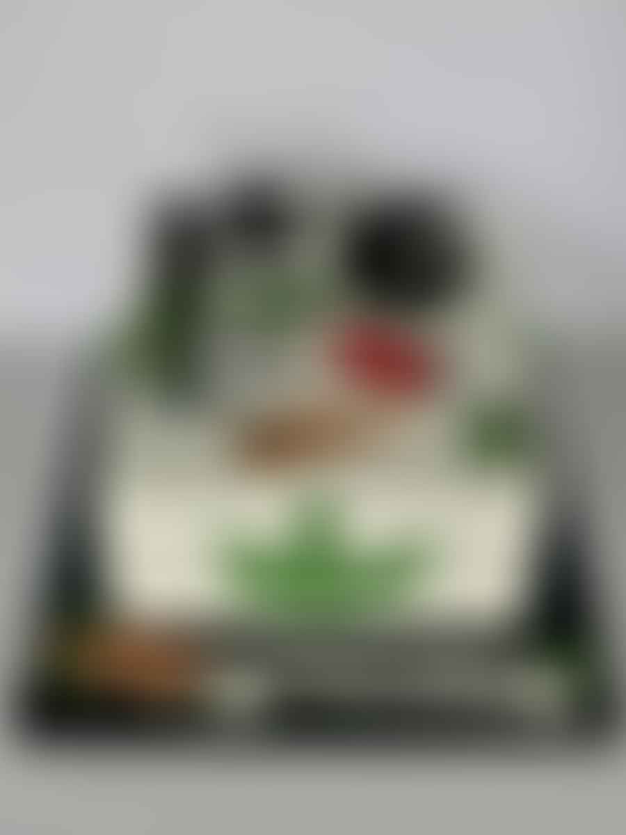 A beautifully decorated cannabis-themed cake