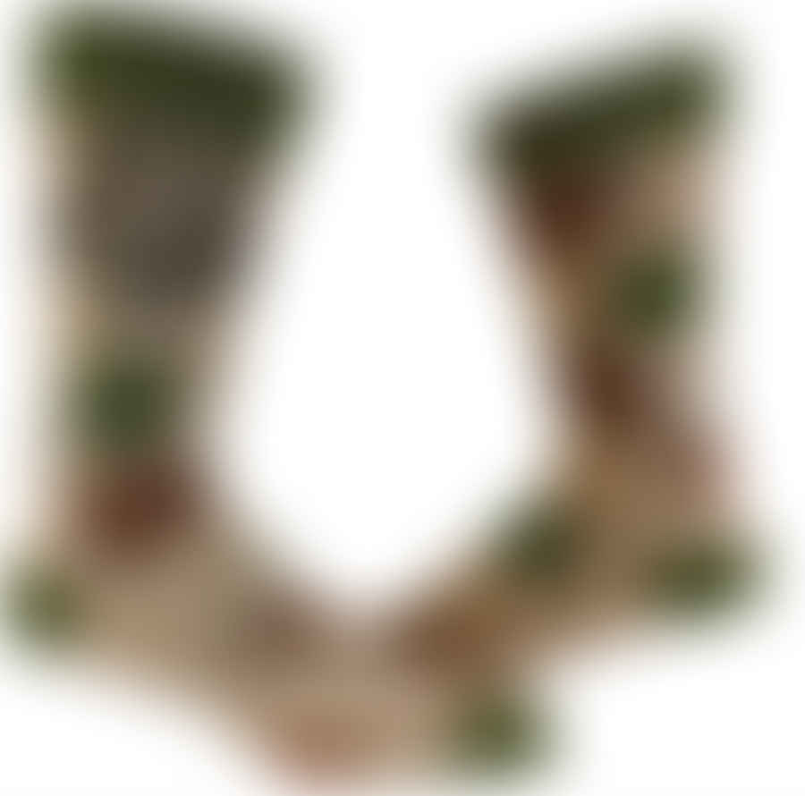 Colorful socks with weed leaf design