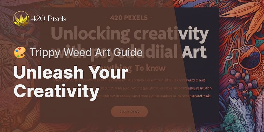 Unleash Your Creativity - ๐จ Trippy Weed Art Guide